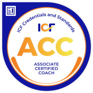 Badge for Associate Certified Coach - ICF Credentails and Standards